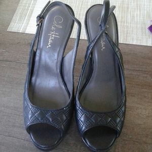Cole Haan peep toe sandals sz 7